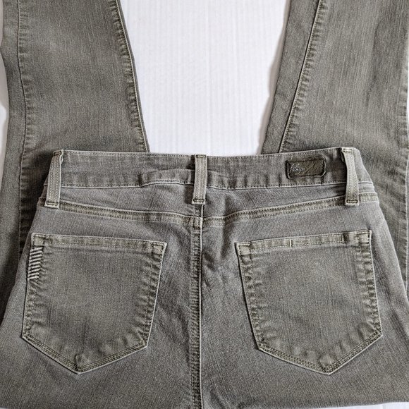 PAIGE Women's Straight Leg Verdugo Jegging Jeans  Size 27 Sage Green - Picture 3 of 8